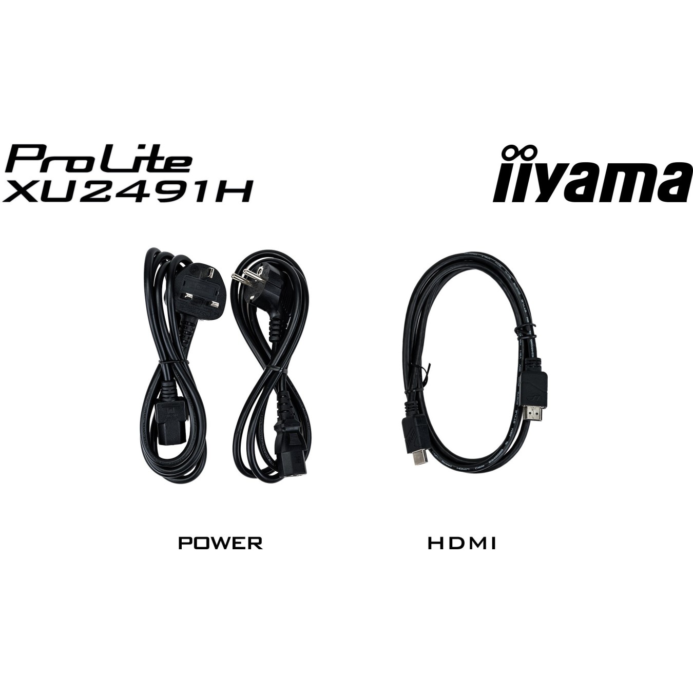 IIYAMA 23.8 IPS Monitor - XU2491H-B1 - Flat, 1920x1080, HDMI + DP — Buy in Cyprus with Fast Delivery
