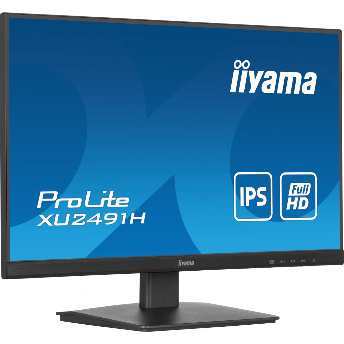 IIYAMA 23.8 IPS Monitor - XU2491H-B1 - Flat, 1920x1080, HDMI + DP — Buy in Cyprus with Fast Delivery