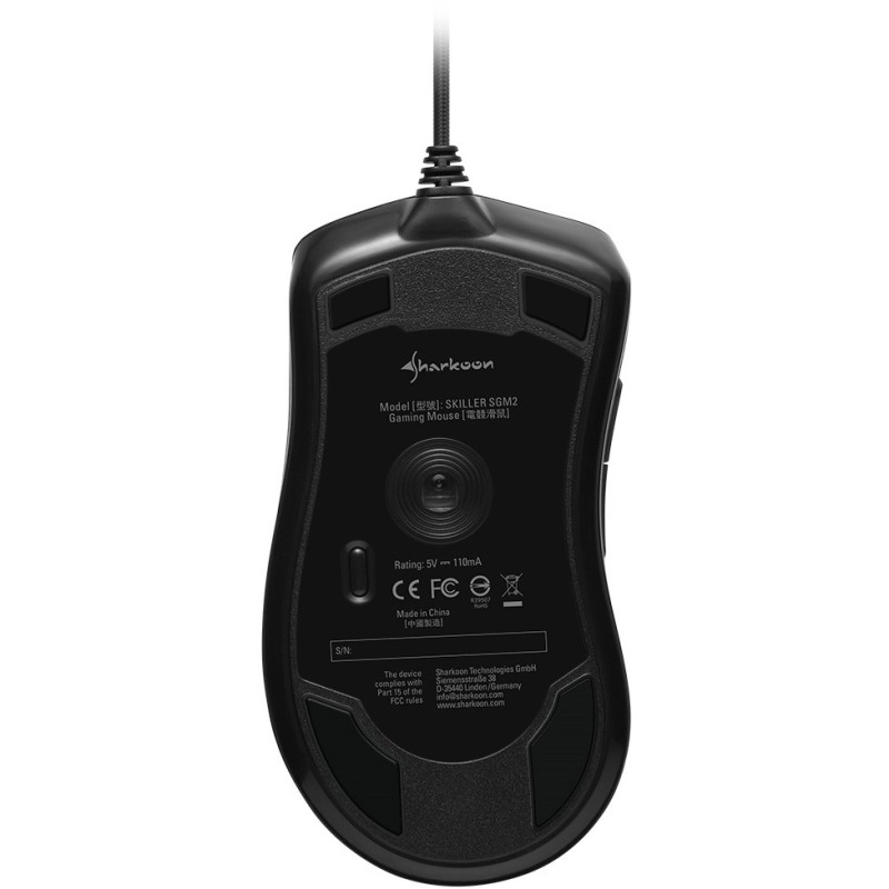 Buy Sharkoon Skiller SGM2 Gaming Mouse - SGM2 - Wired USB, Ergonomic, 6 Programm... in Cyprus, Nicosia, Limassol, Larnaka, Pafos