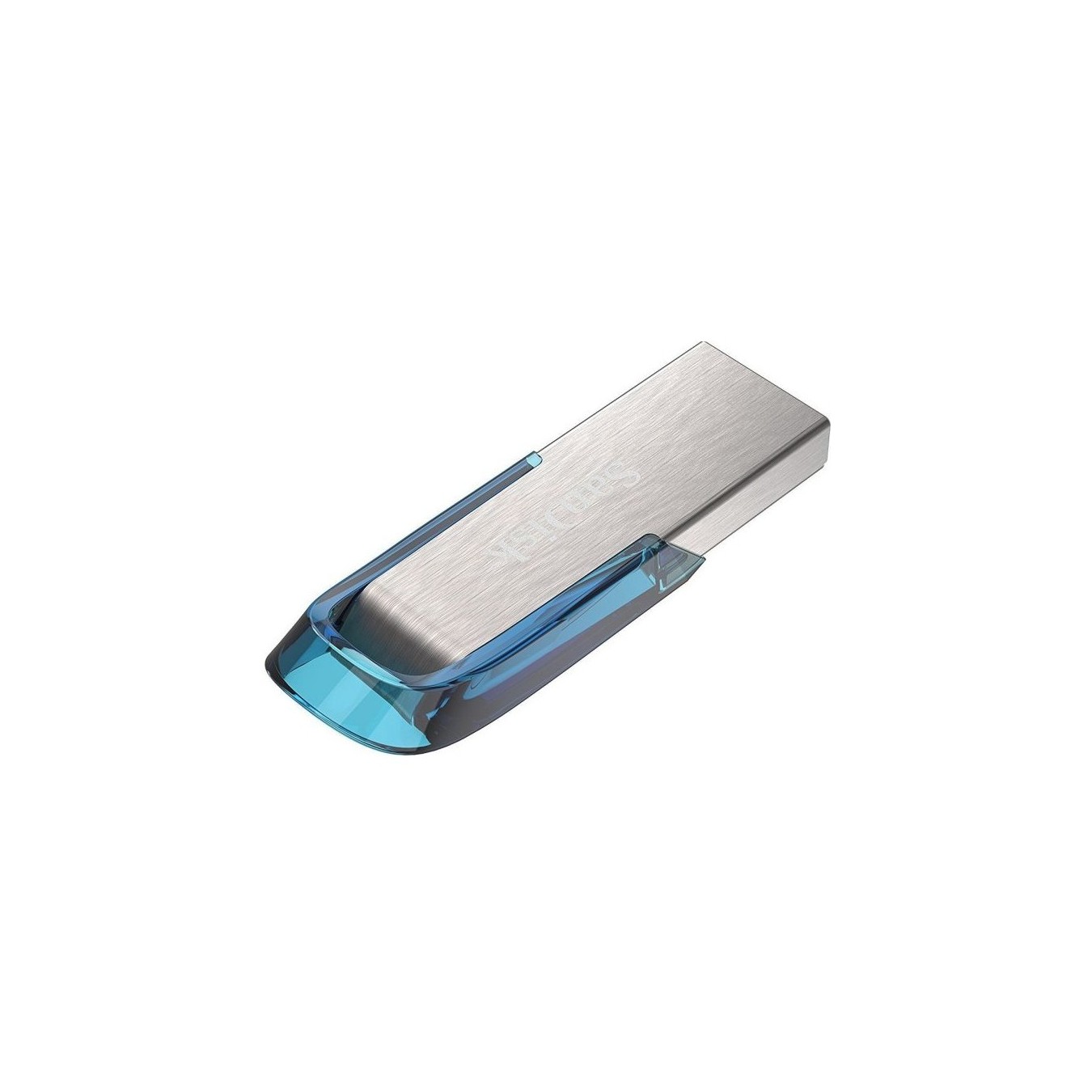 SanDisk Ultra Flair USB Flash Drive - 32GB - 3.2 Gen1 - Silver-Blue — Buy in Cyprus with Fast Delivery
