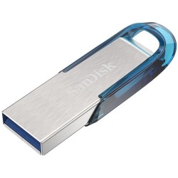 Buy SanDisk Ultra Flair USB Flash Drive - 32GB - 3.2 Gen1 - Silver-Blue in Cyprus, Nicosia, Limassol, Larnaka, Pafos