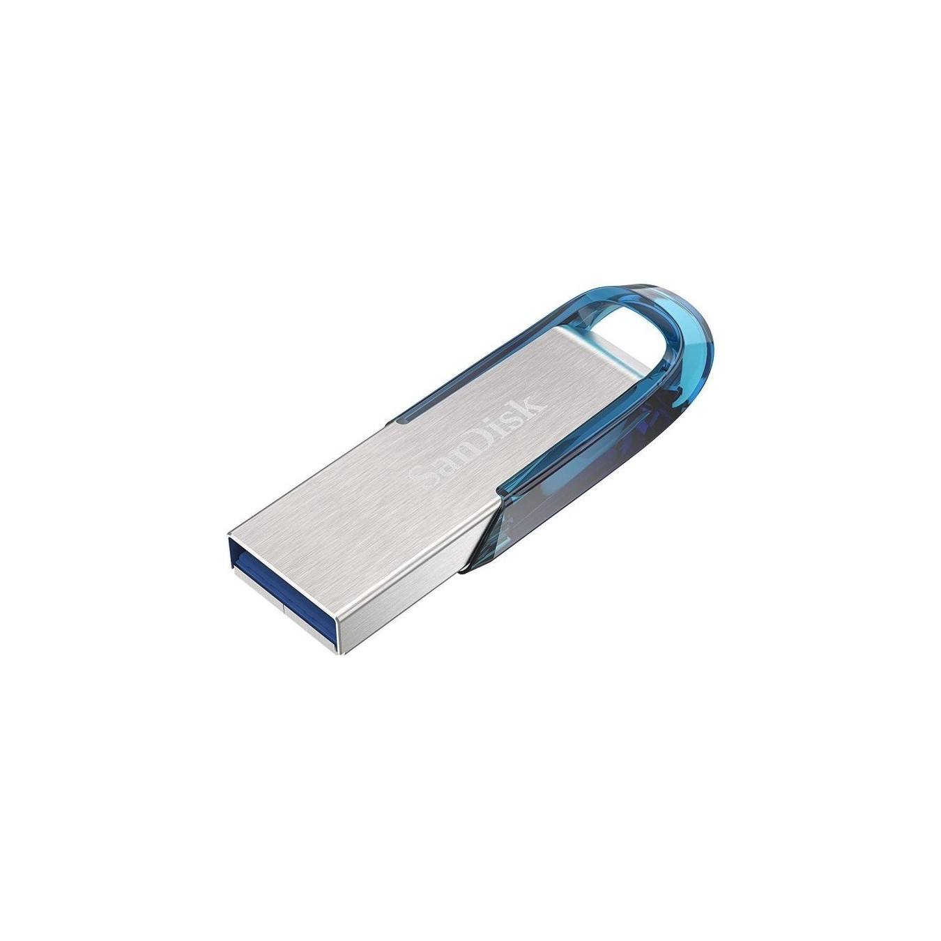 SanDisk Ultra Flair USB Flash Drive - 32GB - 3.2 Gen1 - Silver-Blue — Buy in Cyprus with Fast Delivery