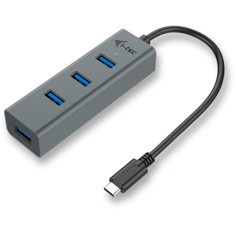 Buy D I-TEC USB-C METAL 4-PORT HUB - USB-C Upstream, Aluminum Body in Cyprus, Nicosia, Limassol, Larnaka, Pafos