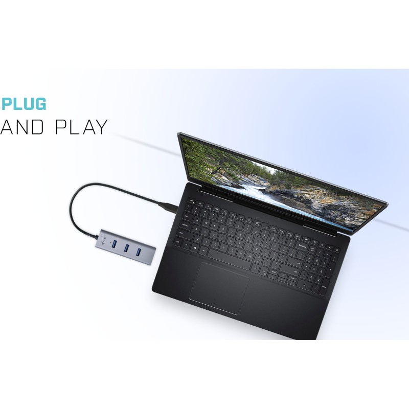 Buy D I-TEC USB-C METAL 4-PORT HUB - USB-C Upstream, Aluminum Body in Cyprus, Nicosia, Limassol, Larnaka, Pafos