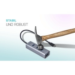 Buy D I-TEC USB-C METAL 4-PORT HUB - USB-C Upstream, Aluminum Body in Cyprus, Nicosia, Limassol, Larnaka, Pafos