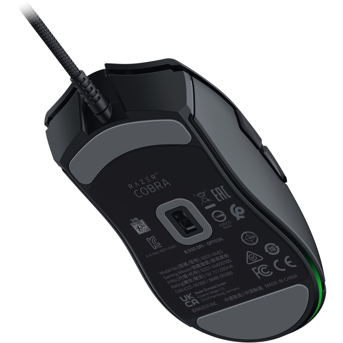 Razer Cobra Lightweight Wired Gaming Mouse - Black (Boxed) — Buy in Cyprus with Fast Delivery