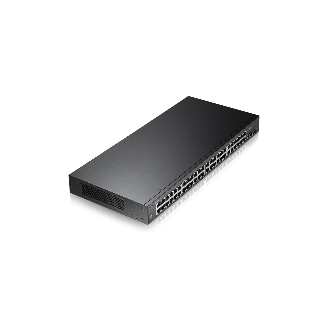 Zyxel GS1900-48 V2 M RM - GS1900-48 V2 - 48-Port Gigabit Smart Web-managed Rackmount, 2 PoE ports