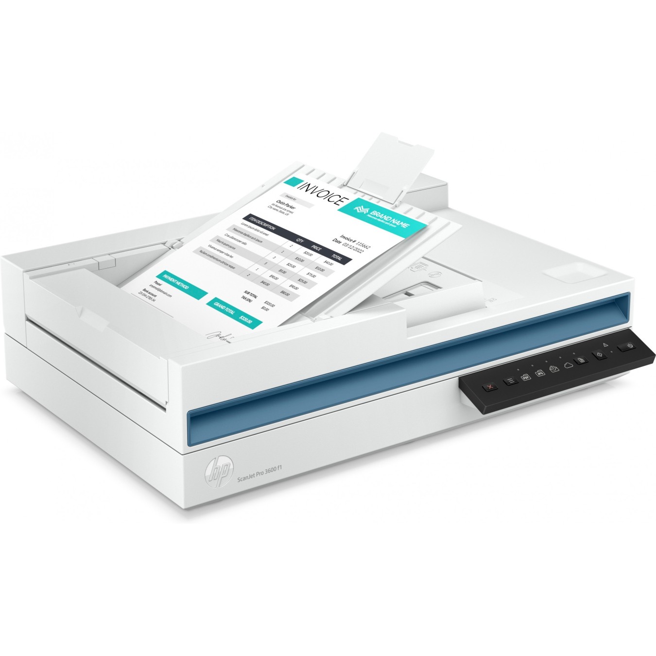 HP ScanJet Pro 3600 f1 Flatbed Scanner with ADF - 3600 f1 - USB 3.0, Black — Buy in Cyprus with Fast Delivery