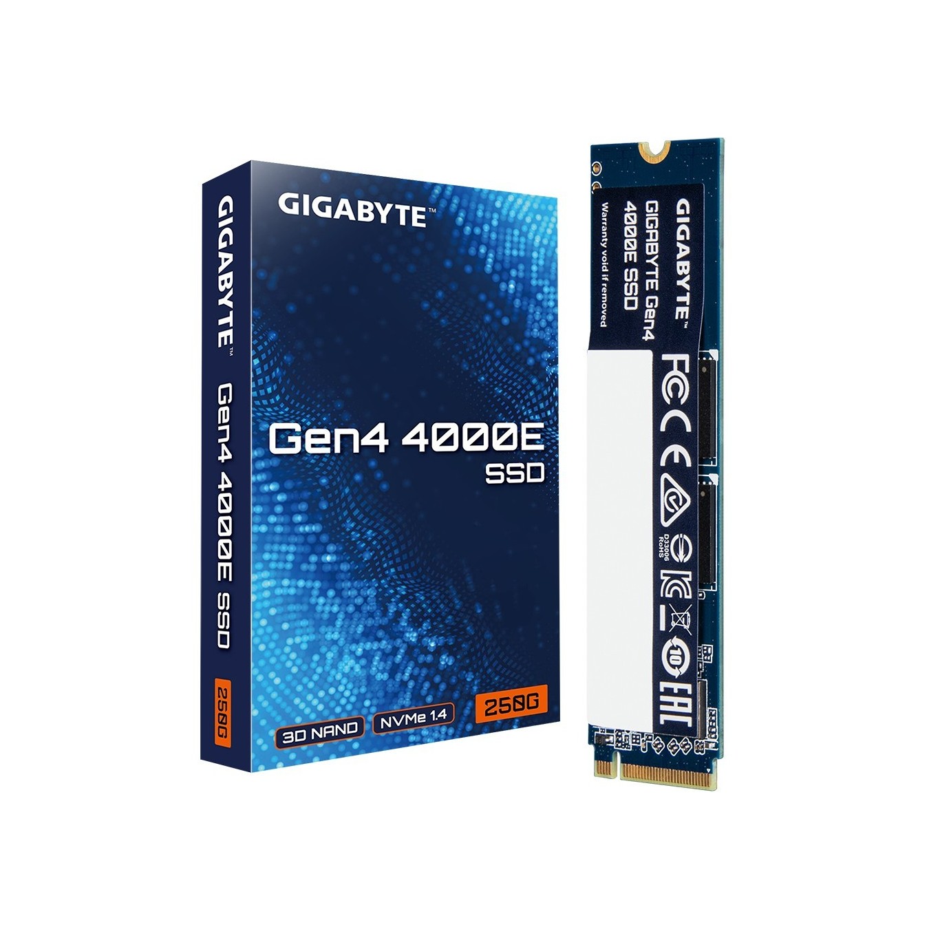 GIGABYTE Gen4 4000E SSD 250GB - 4000E - NVMe PCIe Gen4 x4, 2.5\" 7mm — Buy in Cyprus with Fast Delivery