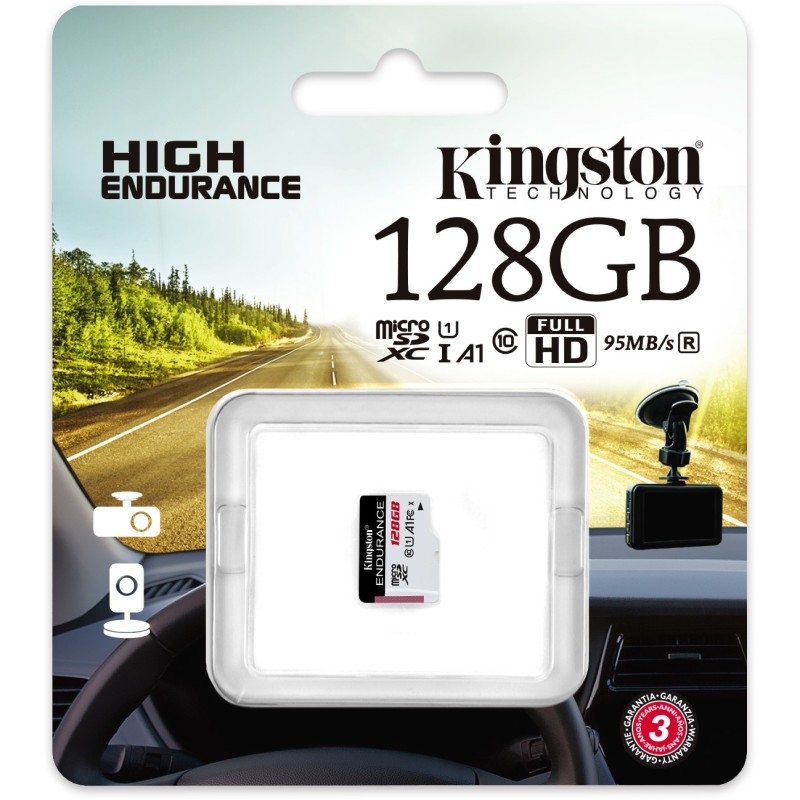 Buy Kingston High Endurance microSDXC Card - 128GB - 95 MB/s in Cyprus, Nicosia, Limassol, Larnaka, Pafos