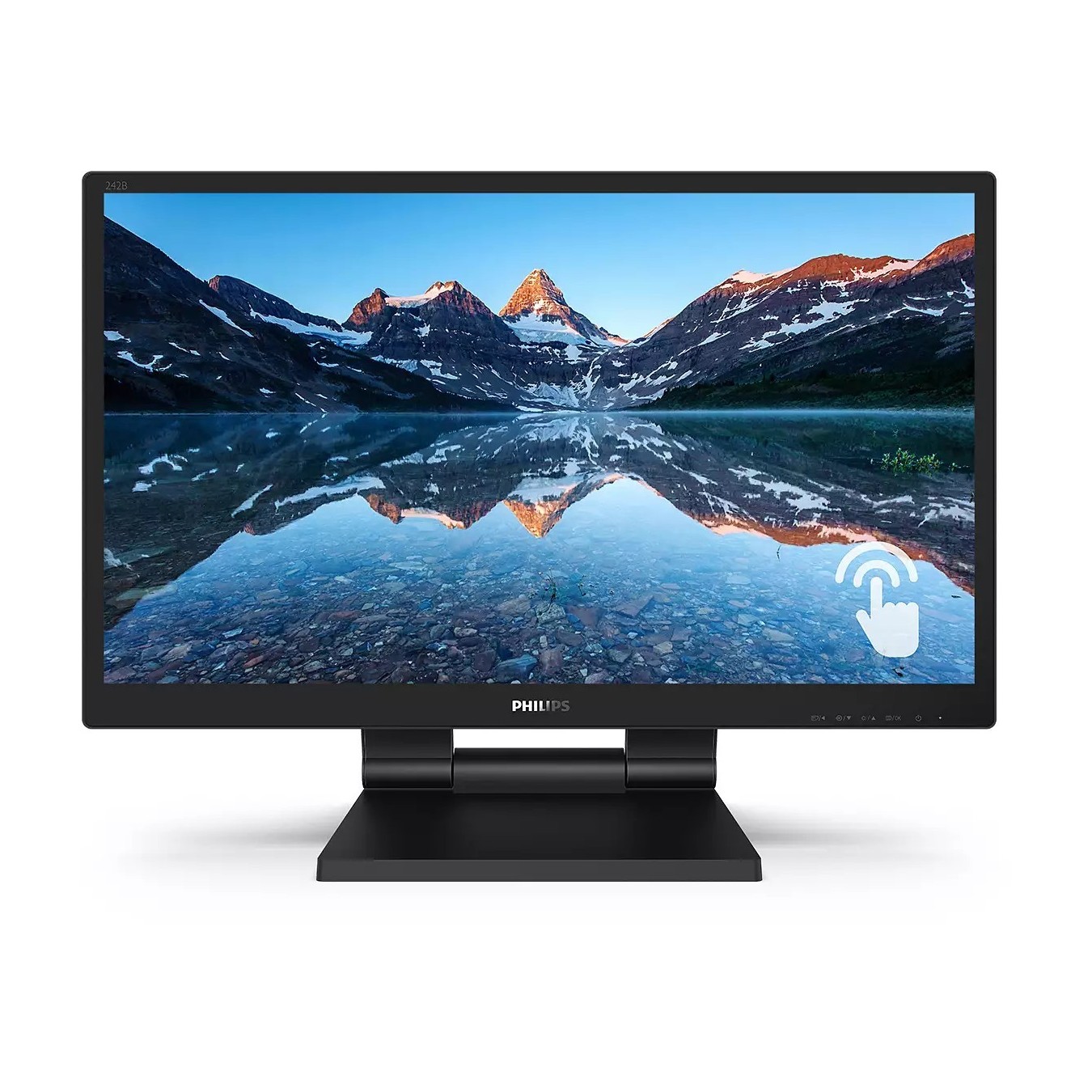 Philips 242B9T 23.8-inch Touch Monitor - DVI, HDMI, DP, USB — Buy in Cyprus with Fast Delivery