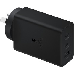 Buy Samsung Power Adapter Trio 65W - Black (3 Ports, USB-C PD) in Cyprus, Nicosia, Limassol, Larnaka, Pafos