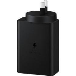Buy Samsung Power Adapter Trio 65W - Black (3 Ports, USB-C PD) in Cyprus, Nicosia, Limassol, Larnaka, Pafos