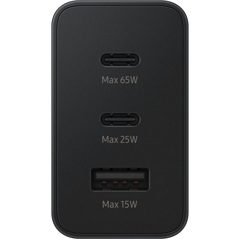 Buy Samsung Power Adapter Trio 65W - Black (3 Ports, USB-C PD) in Cyprus, Nicosia, Limassol, Larnaka, Pafos