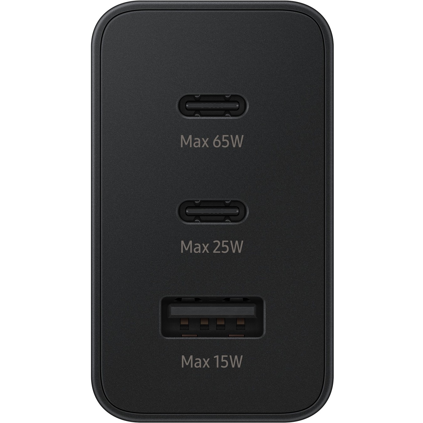 Samsung Power Adapter Trio 65W - Black (3 Ports, USB-C PD) — Buy in Cyprus with Fast Delivery