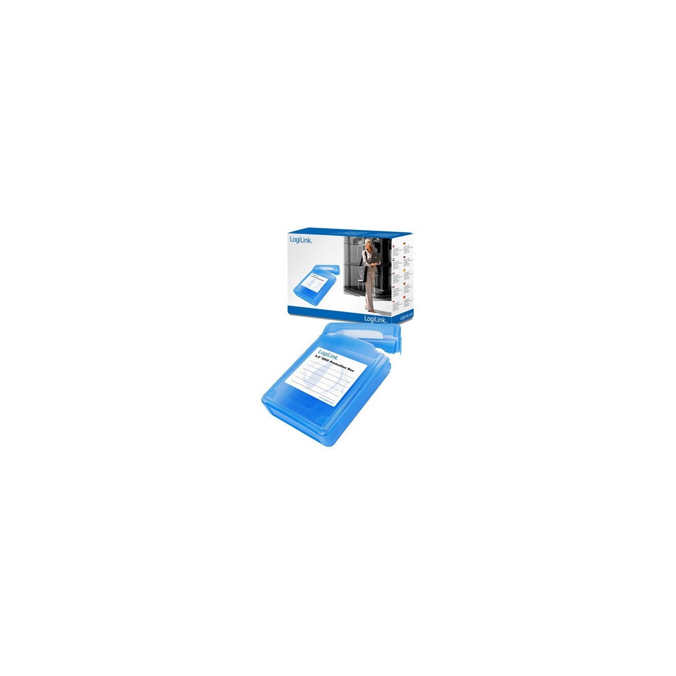 Logilink 3.5 HDD protection - Protective enclosure for 3.5 inch HDD — Buy in Cyprus with Fast Delivery