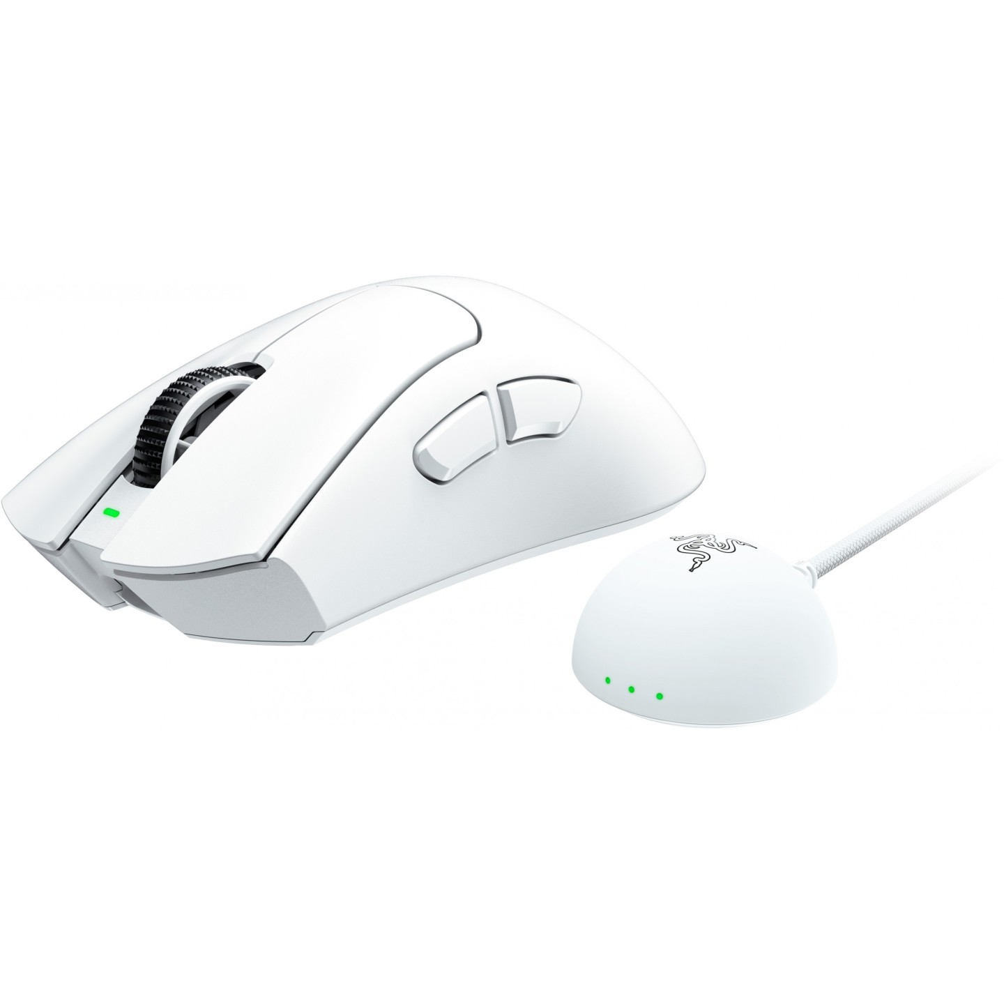 Razer DeathAdder V4 Pro White Gaming Mouse - 45K DPI Wireless (Boxed) — Buy in Cyprus with Fast Delivery