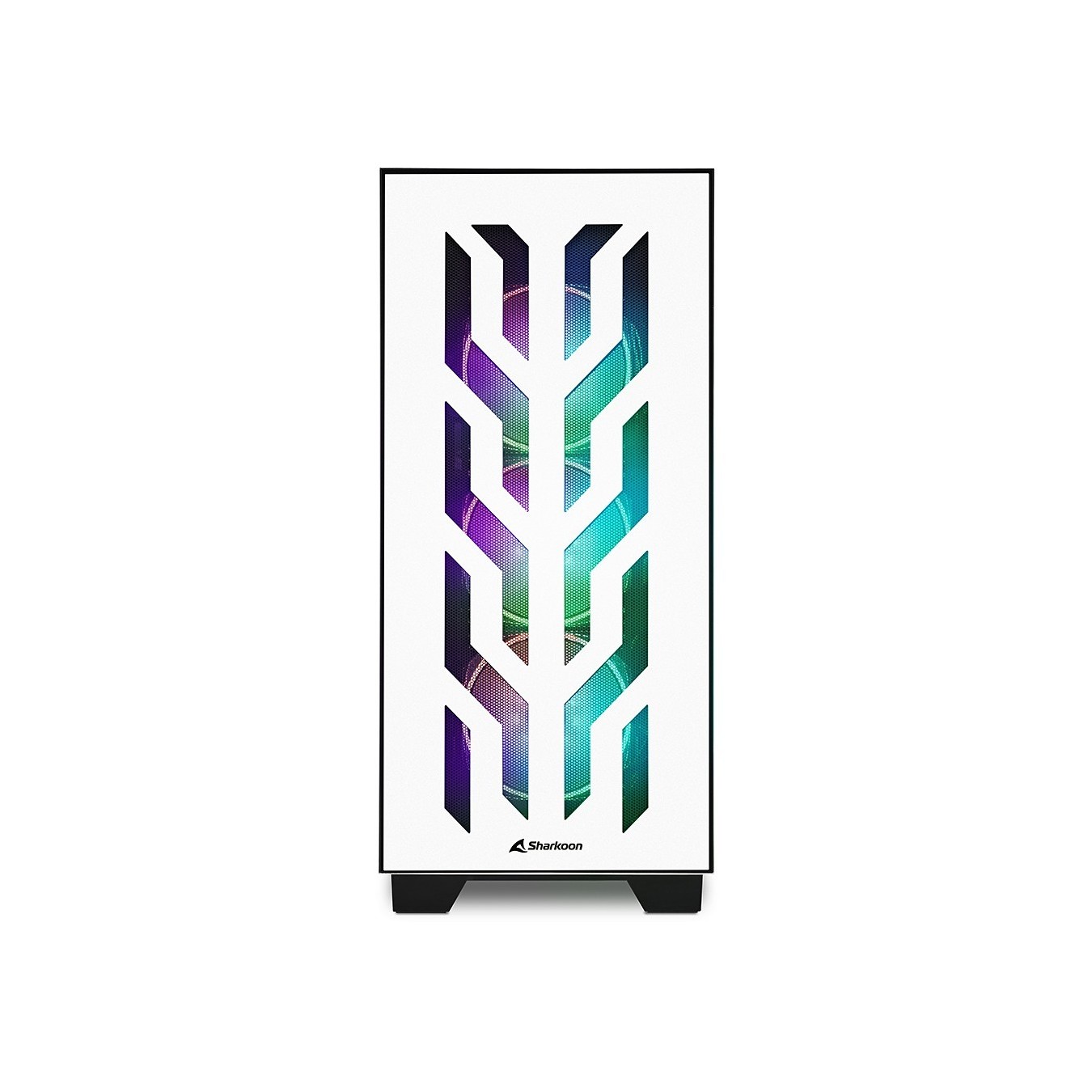 Sharkoon Elite Shark CA300T - CA300T - White, 2x Glass, ATX/E-ATX — Buy in Cyprus with Fast Delivery