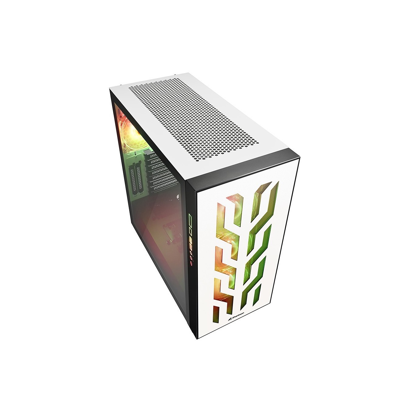 Sharkoon Elite Shark CA300T - CA300T - White, 2x Glass, ATX/E-ATX — Buy in Cyprus with Fast Delivery