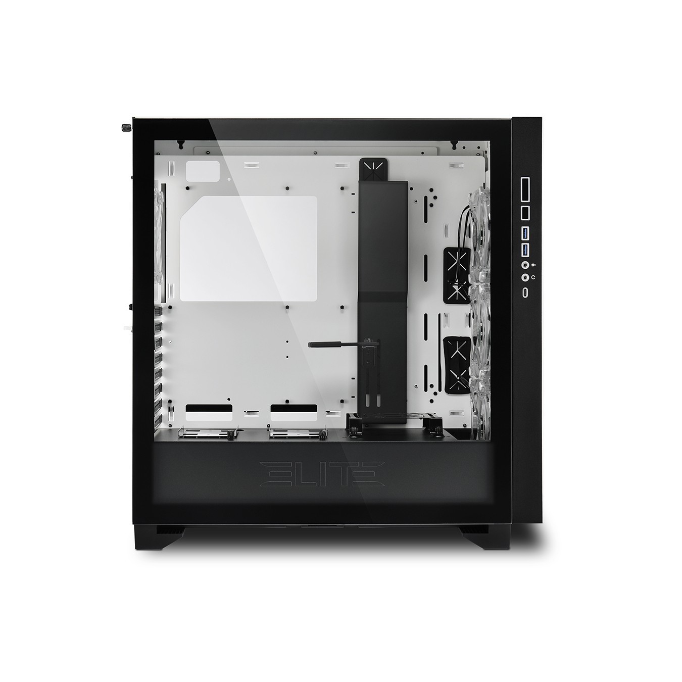 Sharkoon Elite Shark CA300T - CA300T - White, 2x Glass, ATX/E-ATX — Buy in Cyprus with Fast Delivery