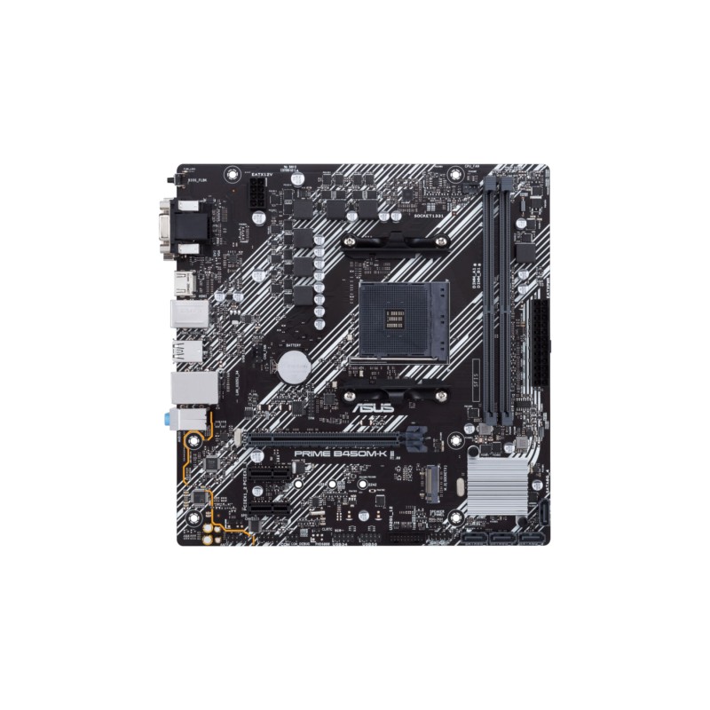 Buy ASUS Prime B450M-K II - AM4 Micro-ATX Motherboard - AMD B450, 64GB Max Memory in Cyprus, Nicosia, Limassol, Larnaka, Pafos