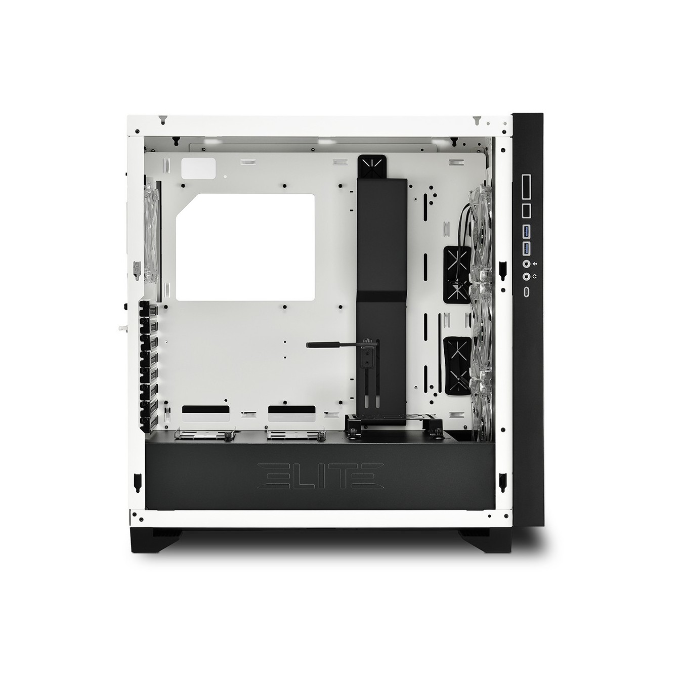 Sharkoon Elite Shark CA300T - CA300T - White, 2x Glass, ATX/E-ATX — Buy in Cyprus with Fast Delivery