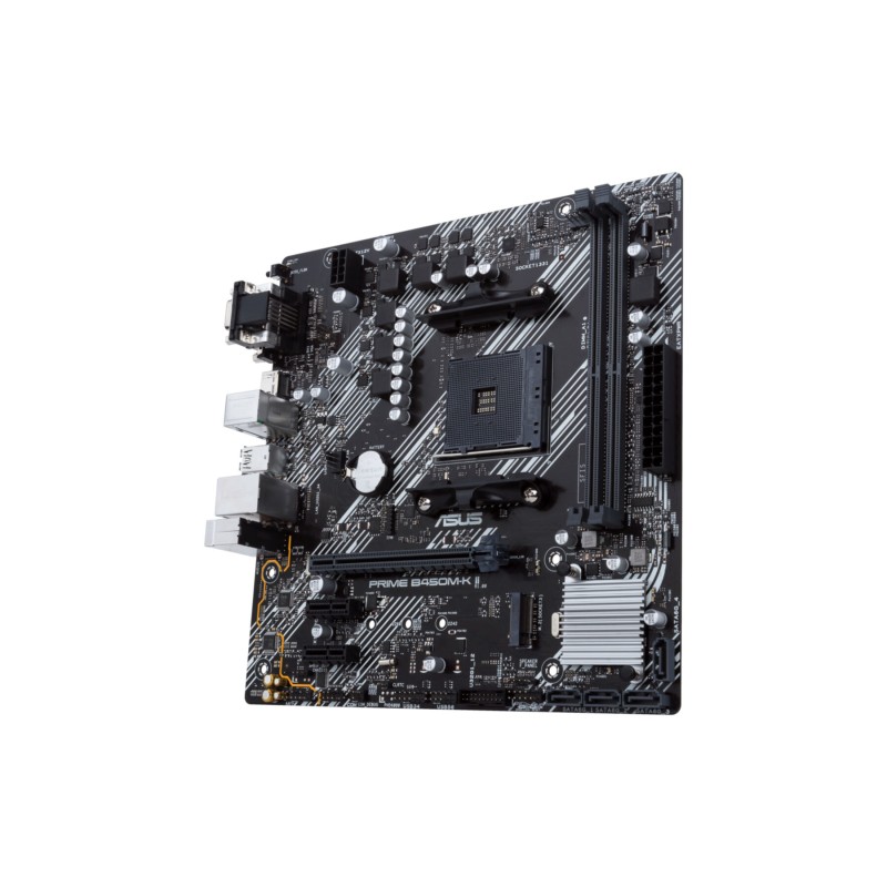 Buy ASUS Prime B450M-K II - AM4 Micro-ATX Motherboard - AMD B450, 64GB Max Memory in Cyprus, Nicosia, Limassol, Larnaka, Pafos