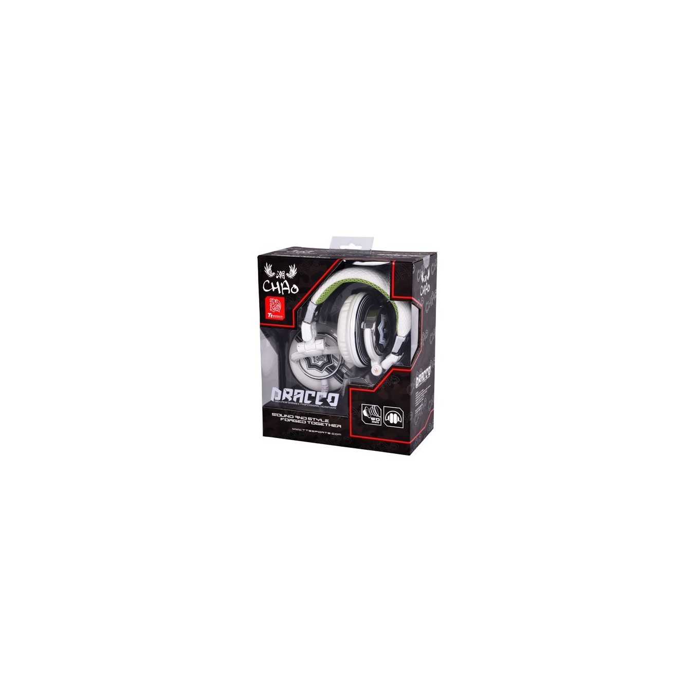 Thermaltake Tt eSPORTS Headset DRACCO - DRACCO - White, 3.5mm Stereo — Buy in Cyprus with Fast Delivery