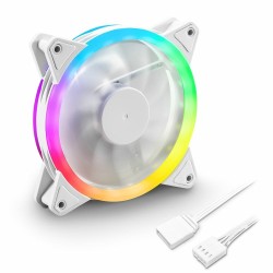 Buy Sharkoon SHARK Blades PWM RGB Fan - White - 120mm in Cyprus, Nicosia, Limassol, Larnaka, Pafos
