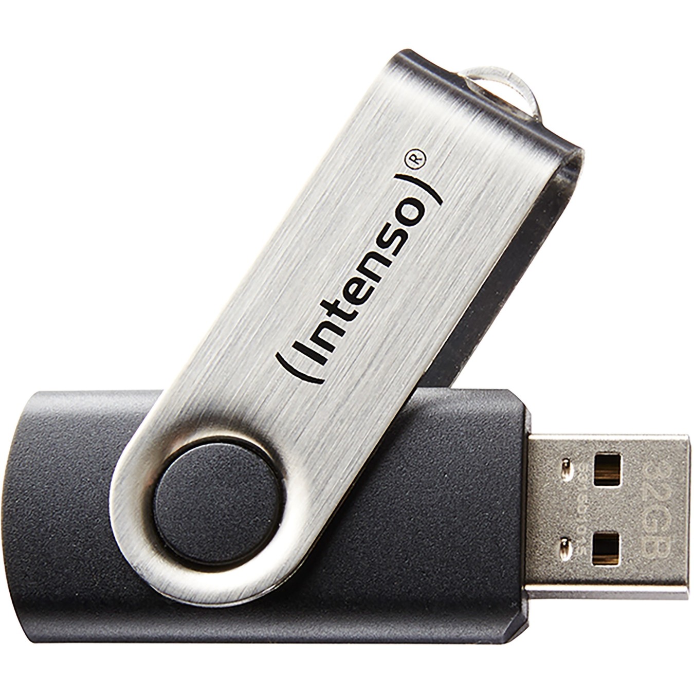 Intenso Basic Line Stick 8GB USB 2.0 - Black & Silver — Buy in Cyprus with Fast Delivery