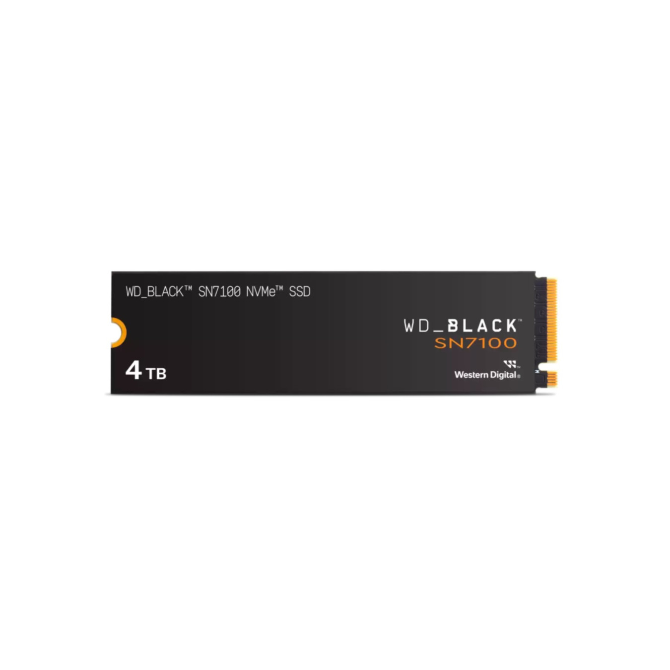 WD Black SN7100 WDS400T4X0E - 4TB NVMe SSD (M.2 2280) PCIe Gen4 x4, 3D TLC, up to 7000/6700 MB/s
