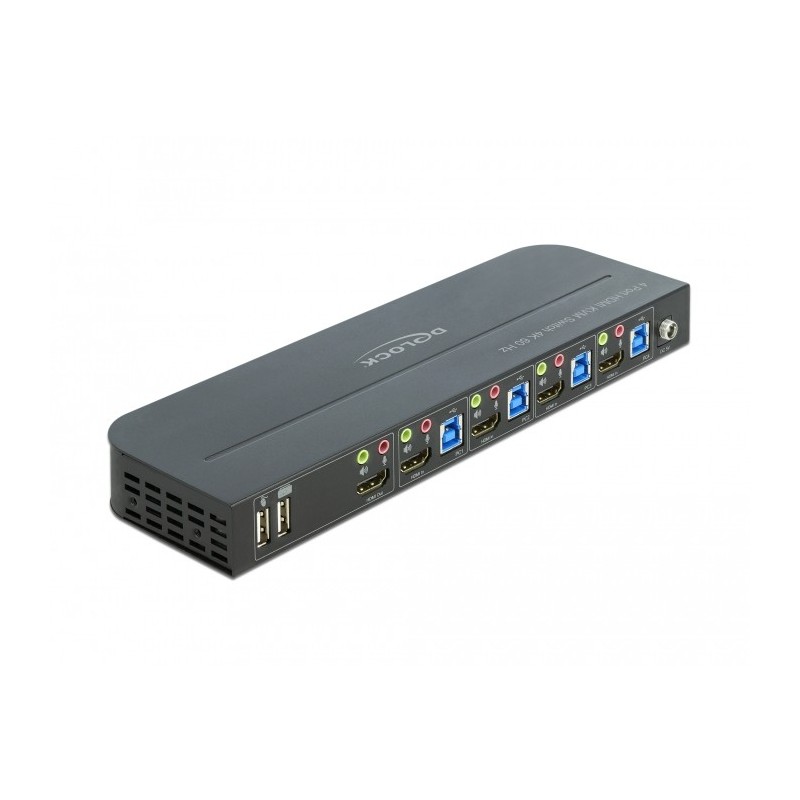 Buy DELOCK HDMI KVM Switch 4K 60Hz with USB 3.0 and Audio - Characteristics (4K6... in Cyprus, Nicosia, Limassol, Larnaka, Pafos