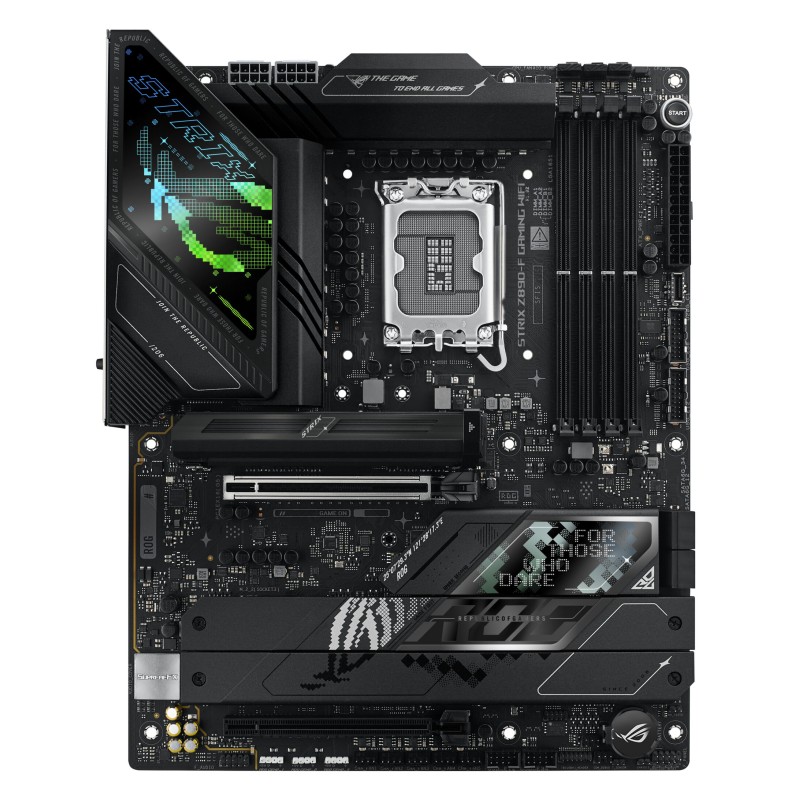 Buy ASUS ROG Strix Z890-F Gaming WiFi - Z890-F (LGA1851) - DDR5 8600MHz, 192GB, ... in Cyprus, Nicosia, Limassol, Larnaka, Pafos
