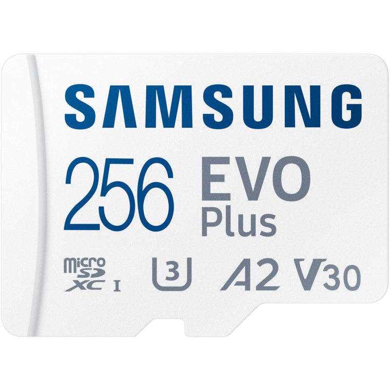 Buy Samsung EVO Plus microSDXC UHS-I U3 - 256GB - with SD Adapter in Cyprus, Nicosia, Limassol, Larnaka, Pafos