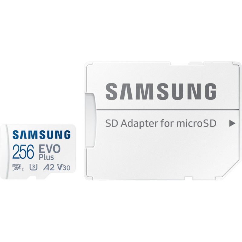 Buy Samsung EVO Plus microSDXC UHS-I U3 - 256GB - with SD Adapter in Cyprus, Nicosia, Limassol, Larnaka, Pafos