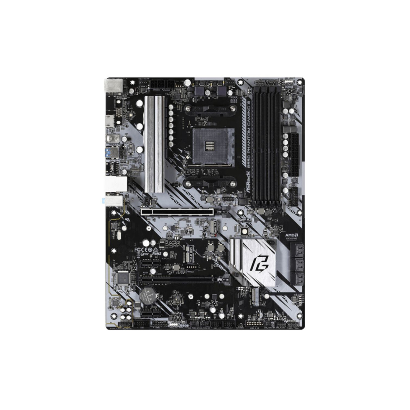 ASRock B550 Phantom Gaming 4 - AM4 ATX Gaming Motherboard - DDR4, 128GB Max, PCIe 4.0 — Buy in Cyprus with Fast Delivery