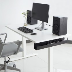 Buy LogiLink Management Tray for Under-Desk Mounting 600 x 76 x 114 mm - Black in Cyprus, Nicosia, Limassol, Larnaka, Pafos