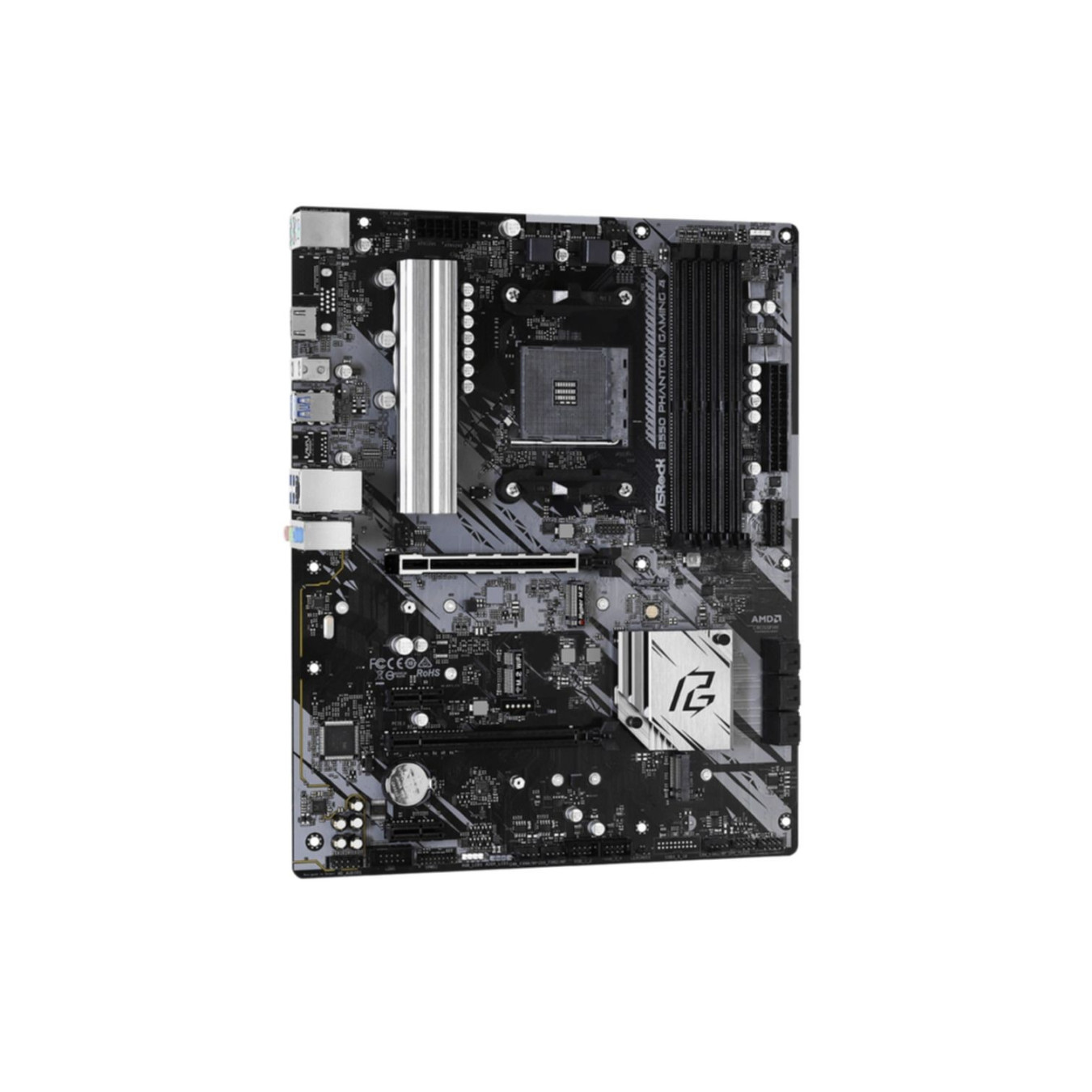 ASRock B550 Phantom Gaming 4 - AM4 ATX Gaming Motherboard - DDR4, 128GB Max, PCIe 4.0 — Buy in Cyprus with Fast Delivery