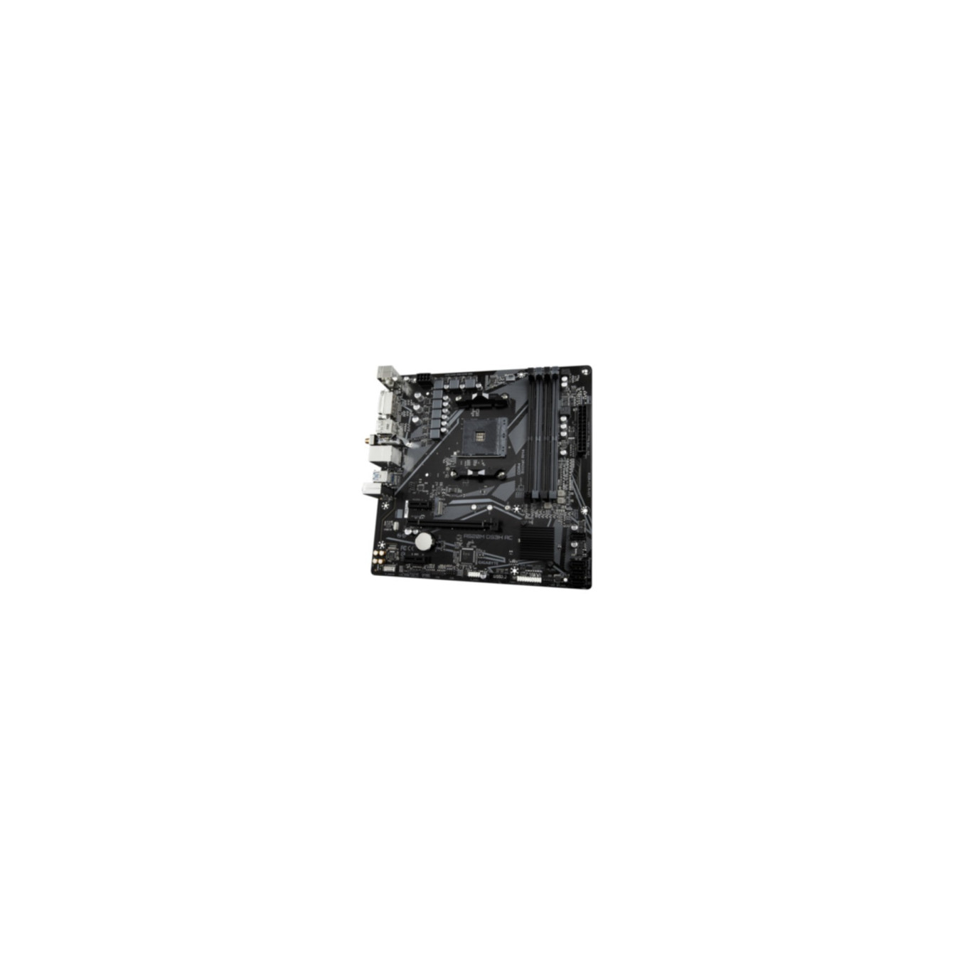 Gigabyte GA-A520M-DS3H AC - Micro-ATX AM4 Motherboard, AMD A520, DDR4 up to 128GB, 4x DIMM, HDMI/DP, Wi-Fi, RGB, Black
