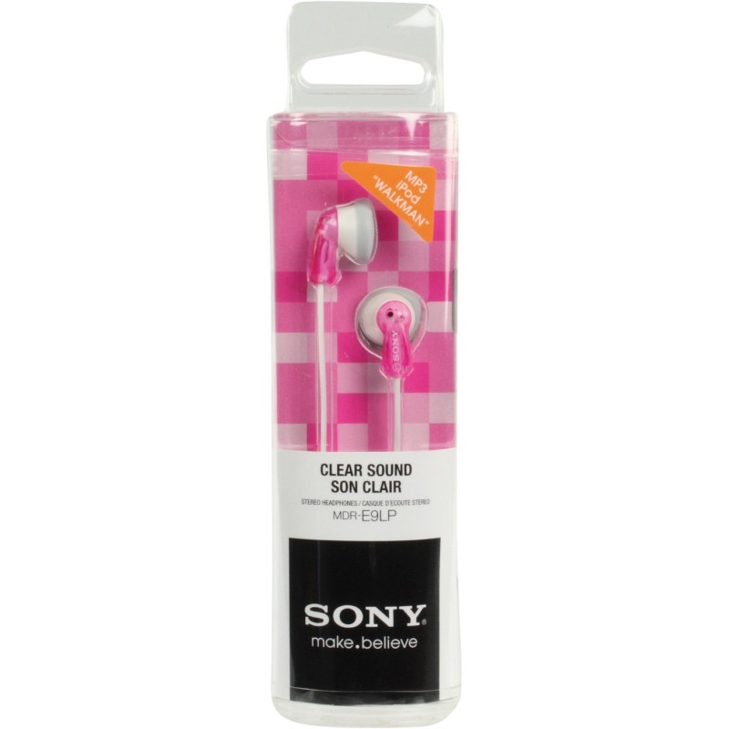 Buy Sony MDR-E 9 LPP pink transparent - MDR-E9LP - Pink Transparent, Wired 3.5mm in Cyprus, Nicosia, Limassol, Larnaka, Pafos