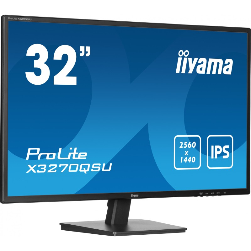 Buy IIYAMA 80.0cm (31.5') - X3270QSU-B1 - 16:9, IPS, 2xHDMI, DP, 3xUSB in Cyprus, Nicosia, Limassol, Larnaka, Pafos