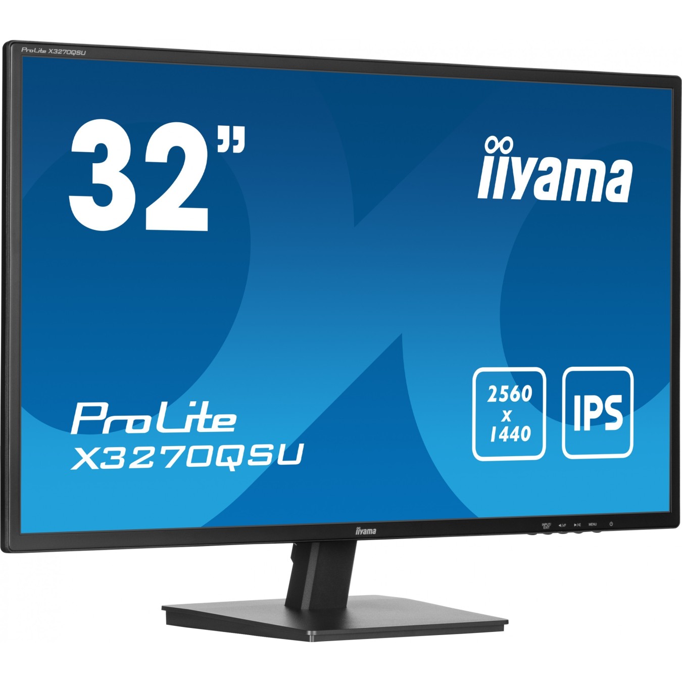 IIYAMA 80.0cm (31.5') - X3270QSU-B1 - 16:9, IPS, 2xHDMI, DP, 3xUSB — Buy in Cyprus with Fast Delivery
