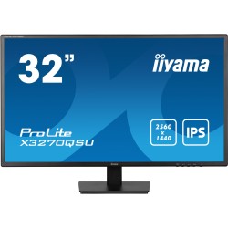 Buy IIYAMA 80.0cm (31.5') - X3270QSU-B1 - 16:9, IPS, 2xHDMI, DP, 3xUSB in Cyprus, Nicosia, Limassol, Larnaka, Pafos