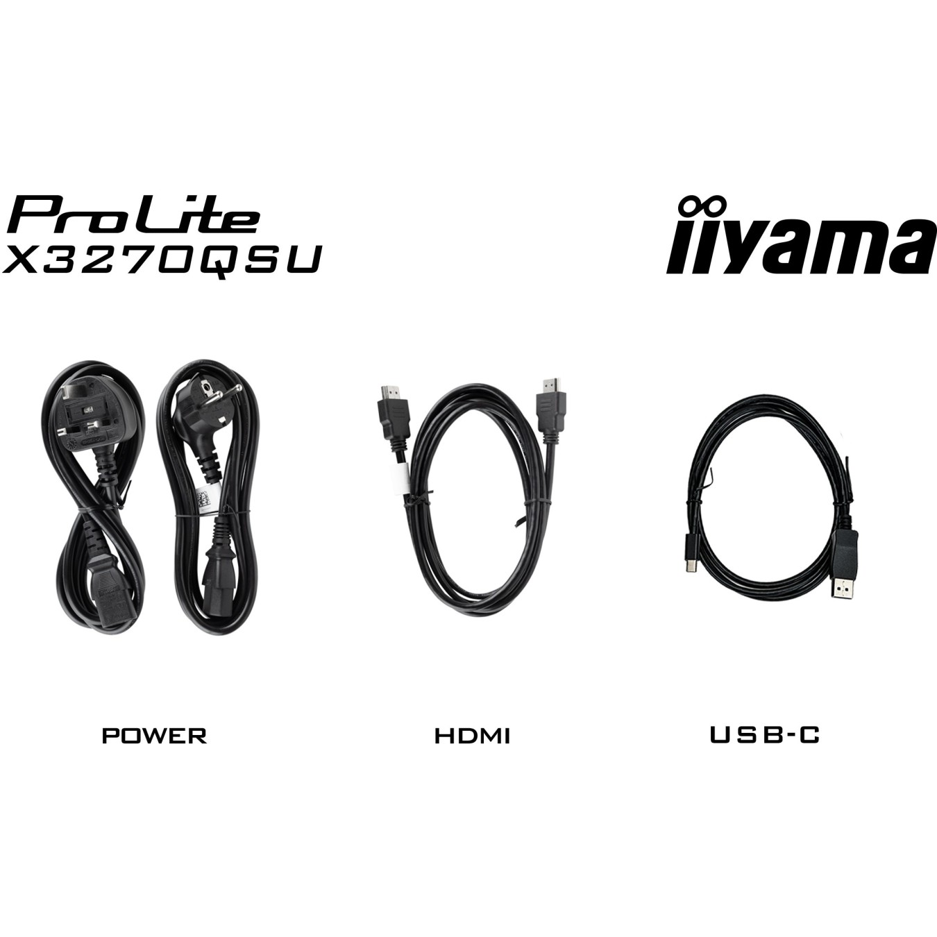 IIYAMA 80.0cm (31.5') - X3270QSU-B1 - 16:9, IPS, 2xHDMI, DP, 3xUSB — Buy in Cyprus with Fast Delivery