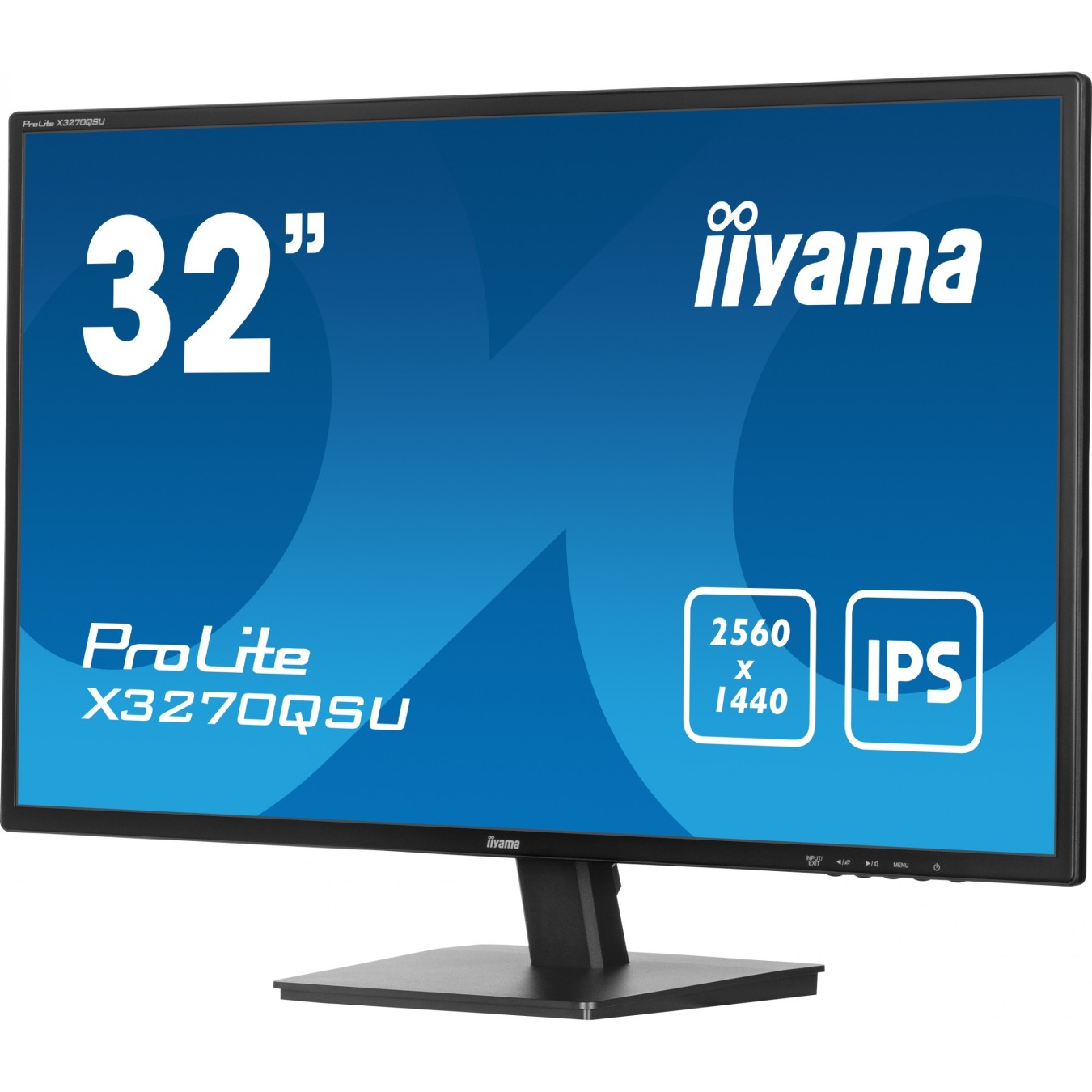 IIYAMA 80.0cm (31.5') - X3270QSU-B1 - 16:9, IPS, 2xHDMI, DP, 3xUSB — Buy in Cyprus with Fast Delivery