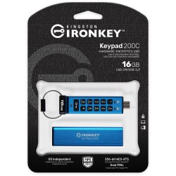 Buy Kingston IronKey Keypad - 200C - Encrypted USB-C Stick, 16GB, AES-256 in Cyprus, Nicosia, Limassol, Larnaka, Pafos
