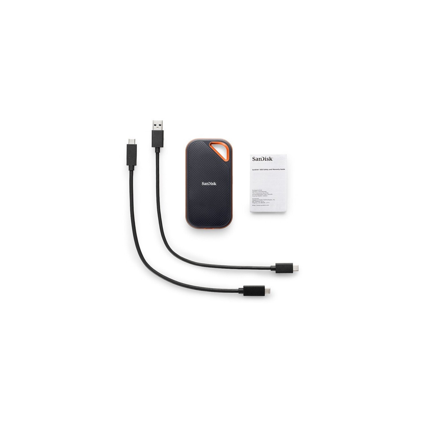 SanDisk SDSSDE81-4T00-G25 Portable NVMe SSD – 4TB 20Gbps | Armenius Store