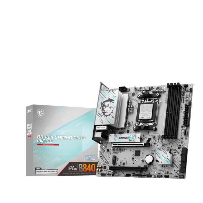 Buy MSI B840M GAMING PLUS WIFI6E - AM5 Micro-ATX Motherboard - DDR5 256GB Suppor... in Cyprus, Nicosia, Limassol, Larnaka, Pafos