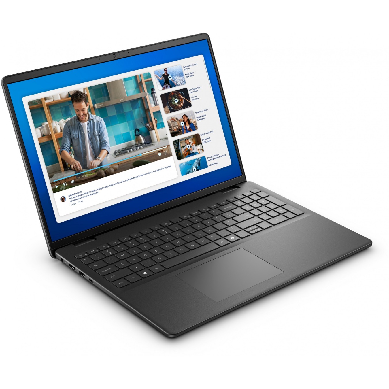 Dell 16 - DC16250 C7-150U - Characteristics (Color, Memory, CPU, etc) — Buy in Cyprus with Fast Delivery