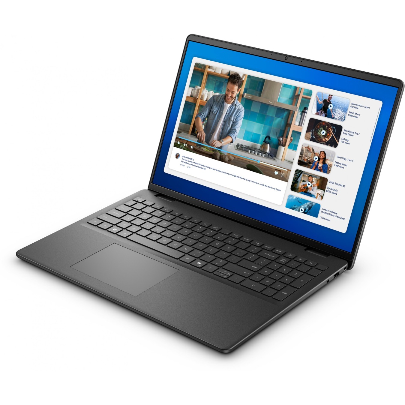 Dell 16 - DC16250 C7-150U - Characteristics (Color, Memory, CPU, etc) — Buy in Cyprus with Fast Delivery